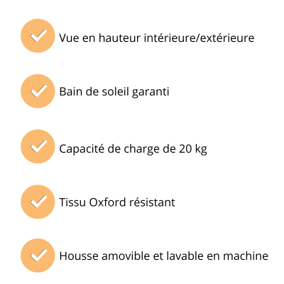 Hamac de fenĂȘtre pour chat | Hamacsimple - Chats Malins