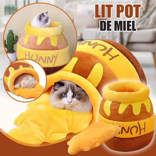 lit pour chat pot de miel