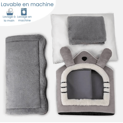 niche pour chat lapin démonté