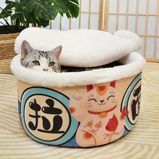 Panier pour chat | Mon Petit Ramen - Chats Malins