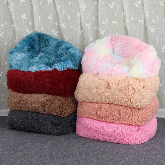 Coussin chat pouf pouf couleurs 