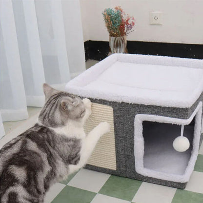 Maison chat pliable 3