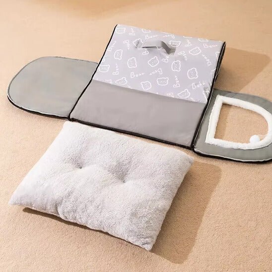 Niche chat bon voyage dépliable 