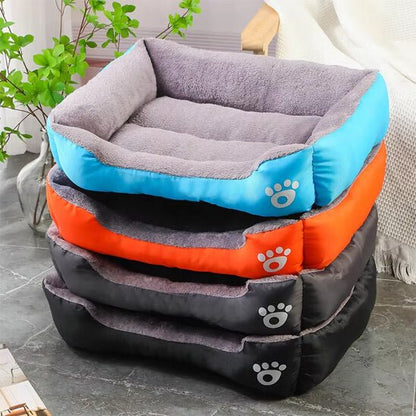 Panier chat expert du dodo bleu orange gris noir