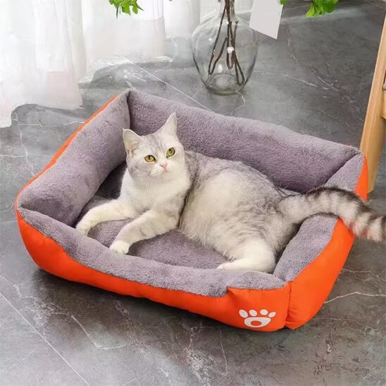 Panier chat expert du dodo orange 