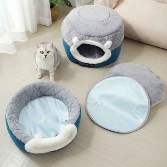 Panier chat niche confort thermique 4