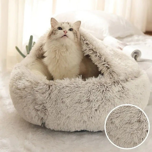 coussin chat donut café