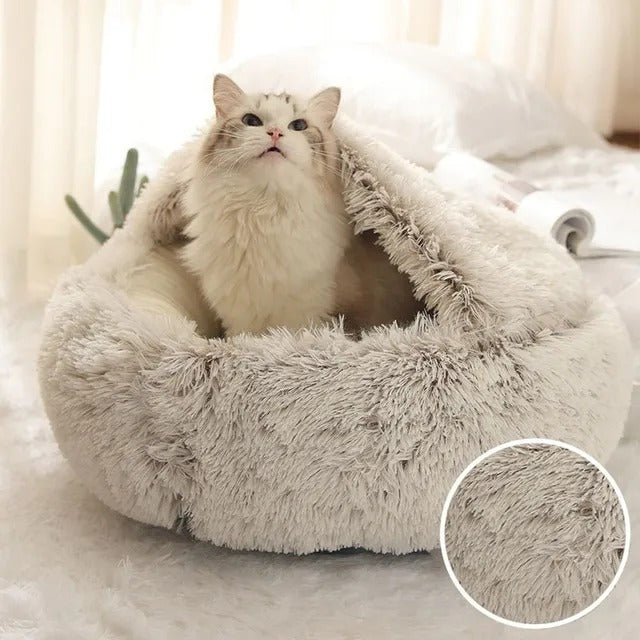 coussin chat donut café