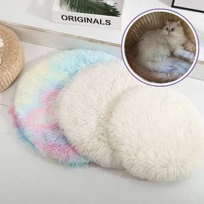 coussin pour chat rond plat plusieurs dimensions 