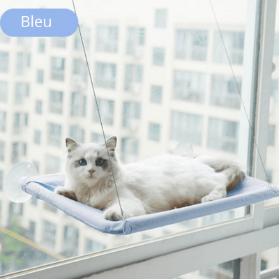 hamac chat fenetre hamac simple bleu 