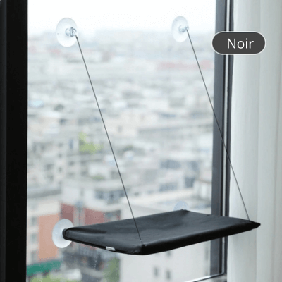 hamac chat fenetre hamac simple noir 