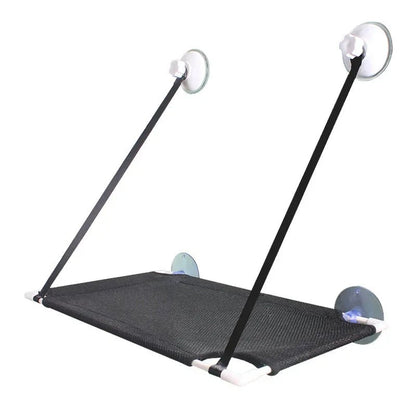 hamac chat fenetre simple noir 
