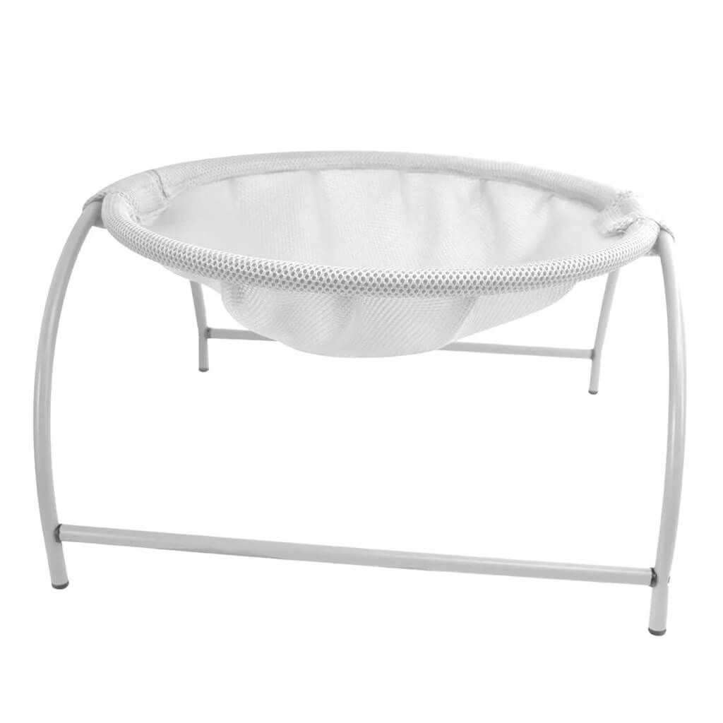 hamac pour chat sur pieds blanc 