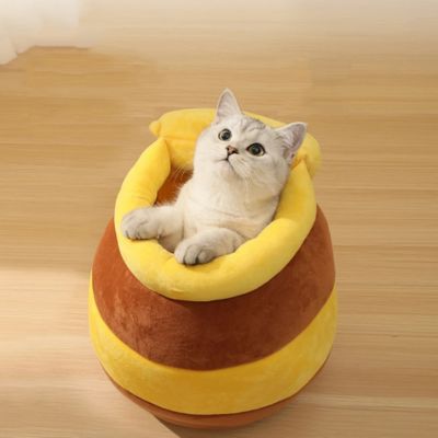 lit pour chat pot de miel chat 