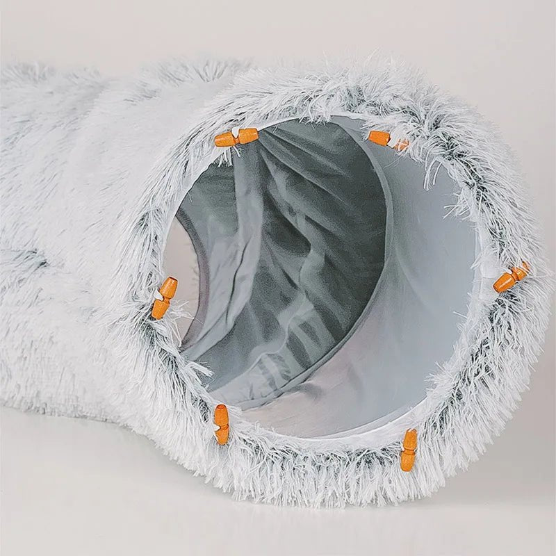 lit pour chat tunnel dodo détachable 