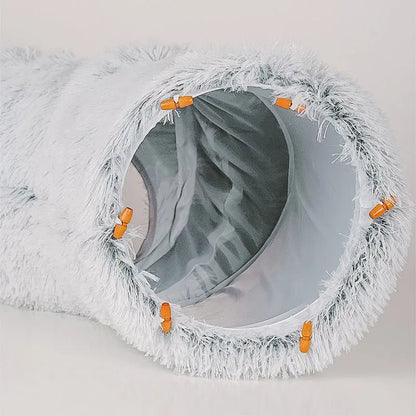 lit pour chat tunnel dodo détachable 