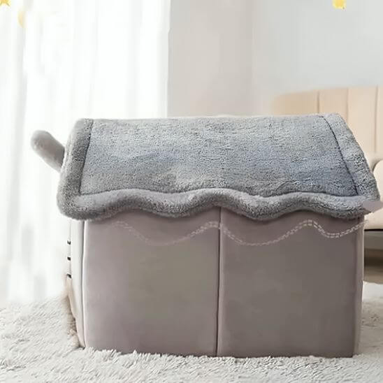 maison pour chat lapin de profil