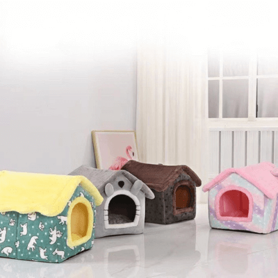 maison pour chat mignonne plusieurs colories