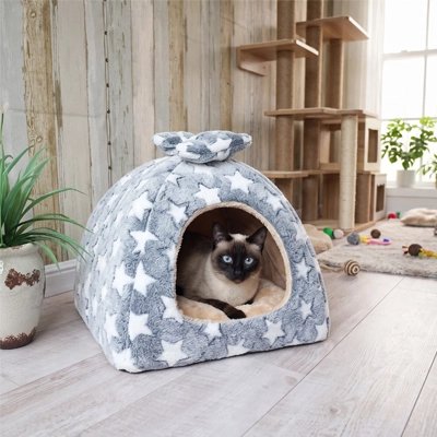niche à chat dôme étoiles chat siamois arbre chat 