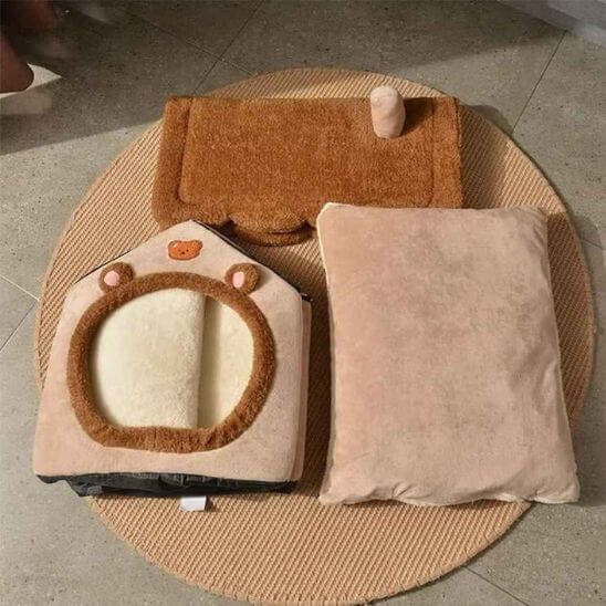 niche pour chat ours démonté