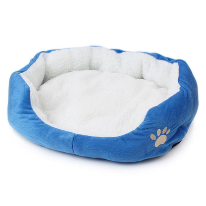 panier chat laine agneau bleu