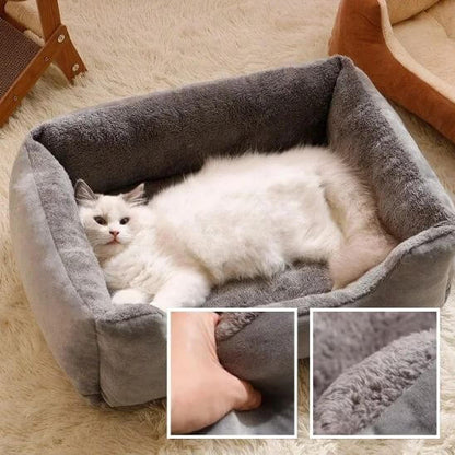 panier pour chat bonne sieste gris