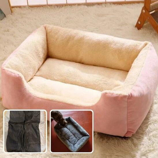 panier pour chat bonne sieste rose
