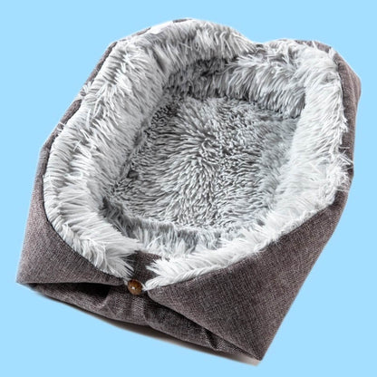 panier pour chat nid douillet gris 