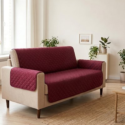 protege canape chat rouge bordeaux 