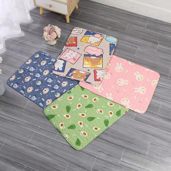 tapis rafraichissant chat lapins avocats chiens animaux mignons