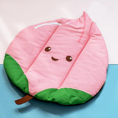 tapis rafraichissant chat pêche rose 