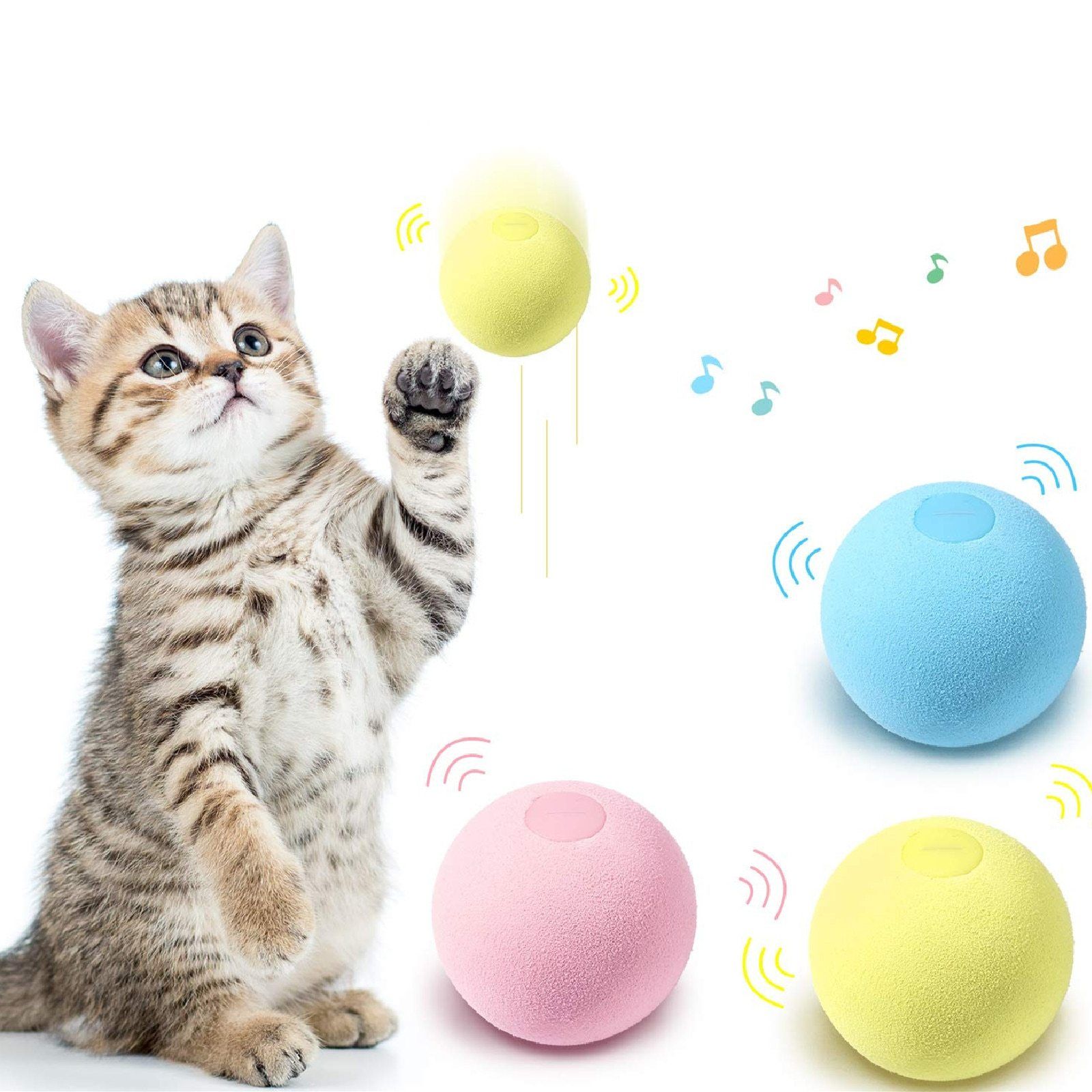 SmartBall™ - Balle intelligente d'apprentissage pour chat - Chats Malins